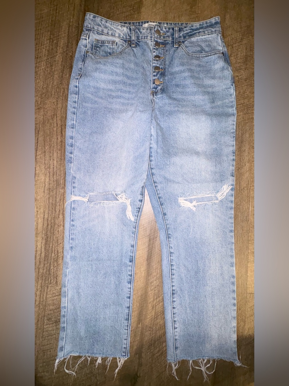 JustFab Straight Leg Jeans